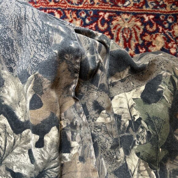Vintage Berne Gunflint Camo Quilted Jacket Men XL Mossy Oak Made in USA - Picture 8 of 11